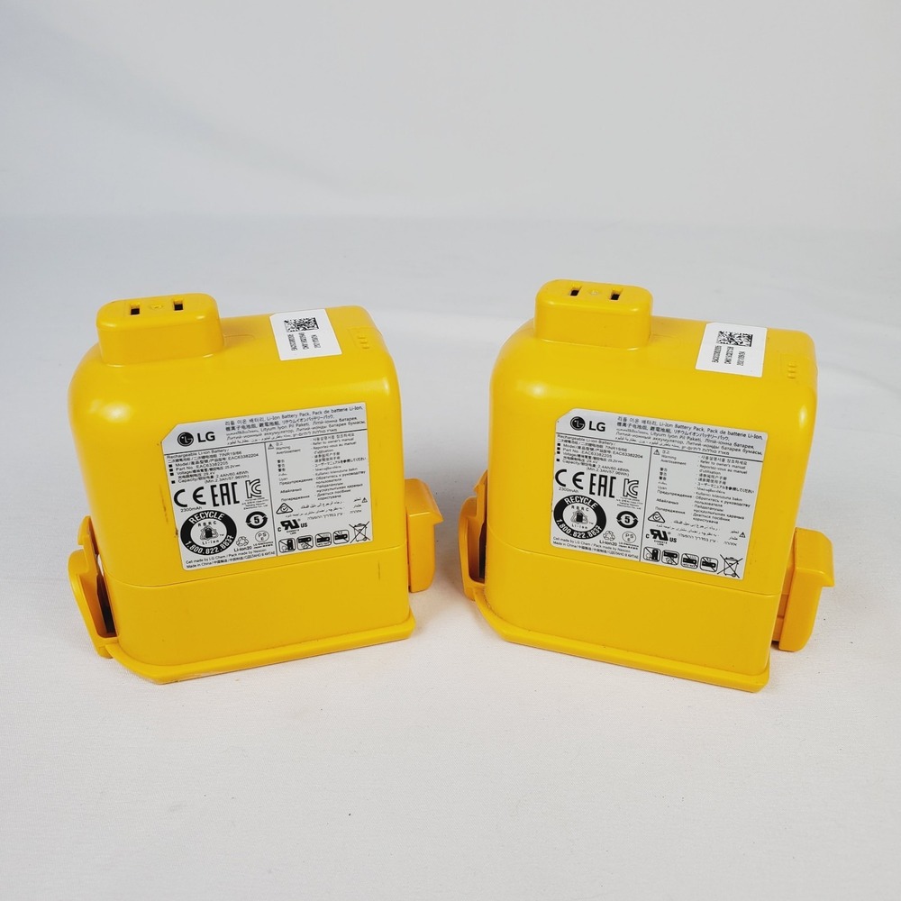 Lot of 2 OEM LG Cord Zero Cordless Vacuum Replacement Battery for A9MASTER2X